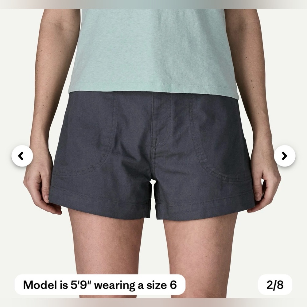 Patagonia Women's Stand Up® Shorts - 3½" Sz 4 NWOT - Picture 2 of 8